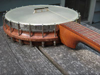 Integral Flange open back banjo :: Click to enlarge